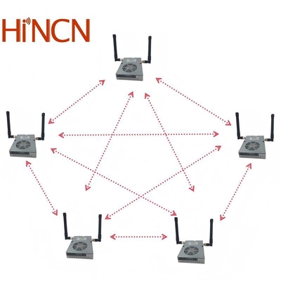 1Mbps COFDM VHF UHF Full Duplex Transceiver Video Transmission 24V~30V